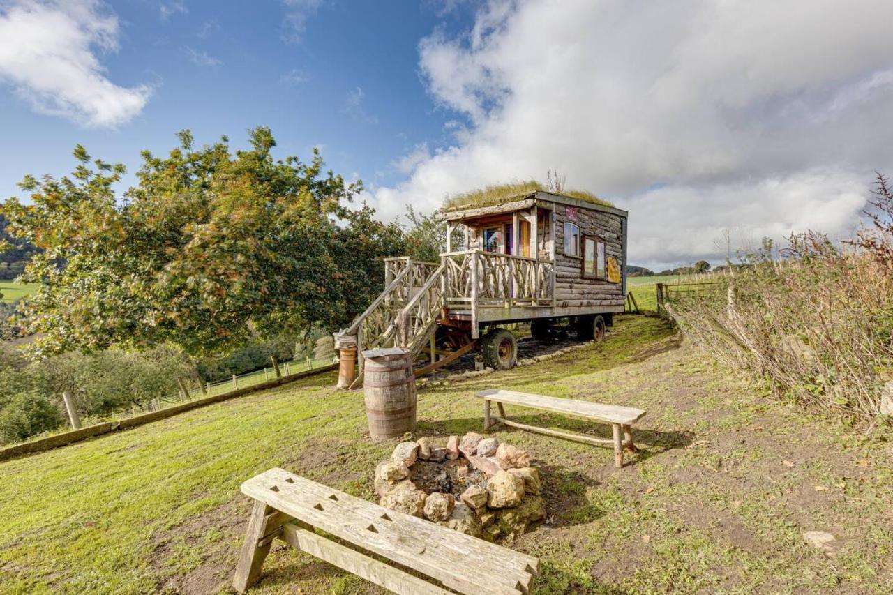 2X Double Bed - Glamping Wagon Dalby Forest สการ์โบโรห์ ภายนอก รูปภาพ