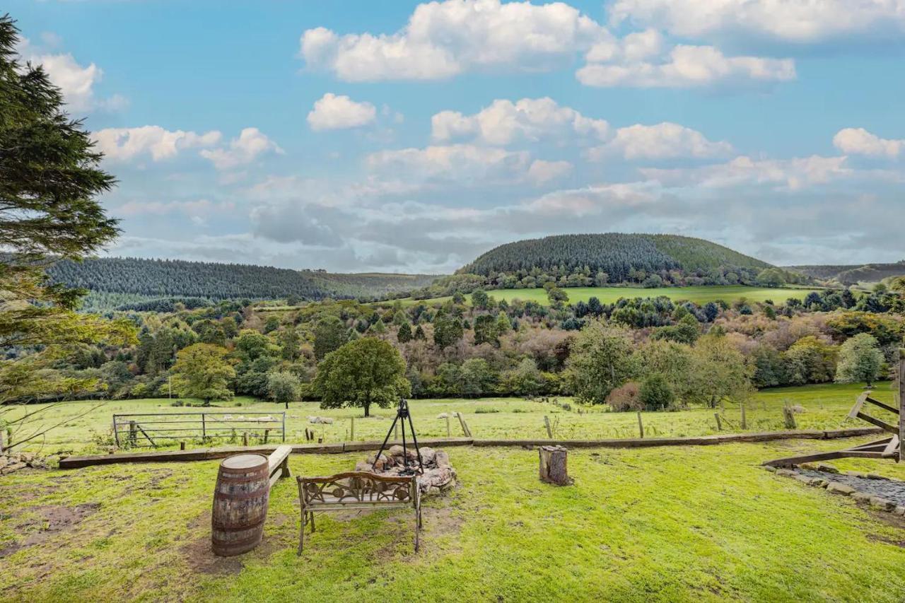 2X Double Bed - Glamping Wagon Dalby Forest สการ์โบโรห์ ภายนอก รูปภาพ